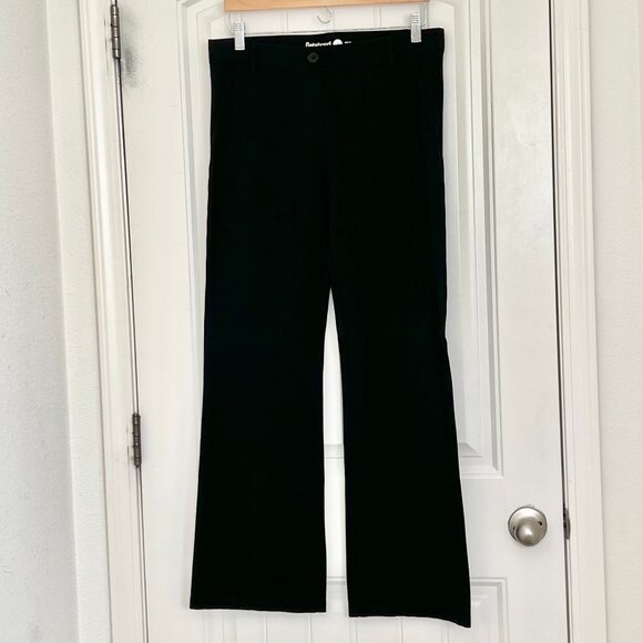 Betabrand Classic Black Pull-on Mid-Rise Bootcut Dress Yoga Pant Size Large - Picture 7 of 13